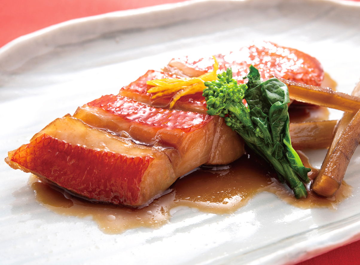 本日の煮魚 金目鯛煮付け